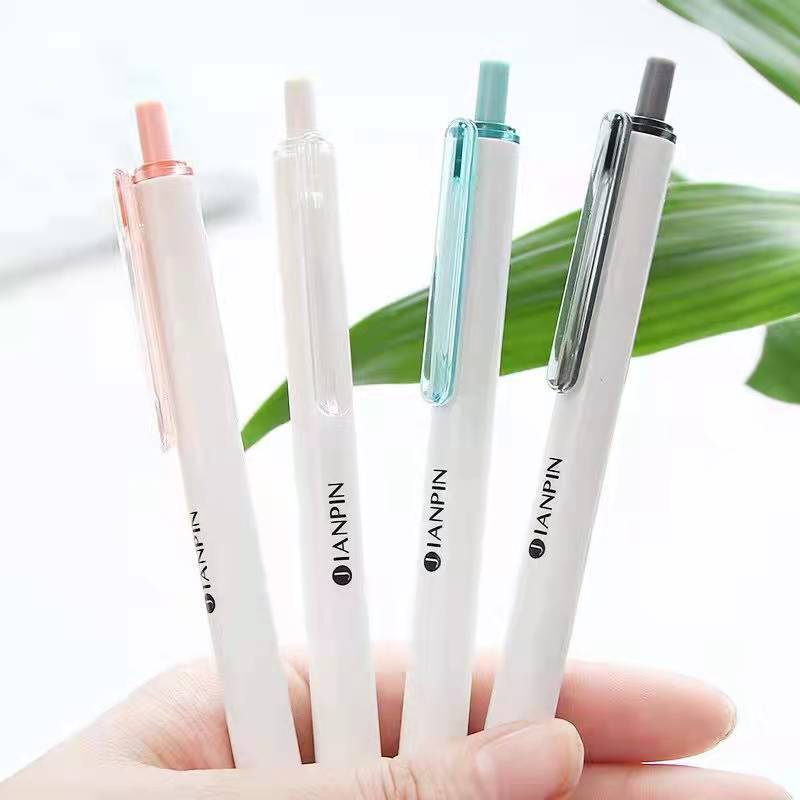 Bút gel JIANPIN VIENCE GP9060 Mực đen 0.5mm Cho Học Sinh Ghi Chú - Văn Phòng Phẩm Haku