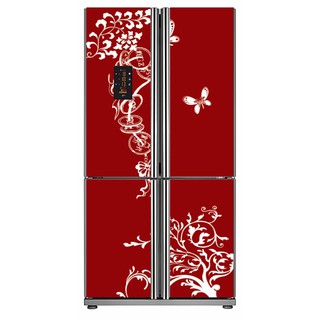 Decal dán tủ lạnh loại 4 cửa