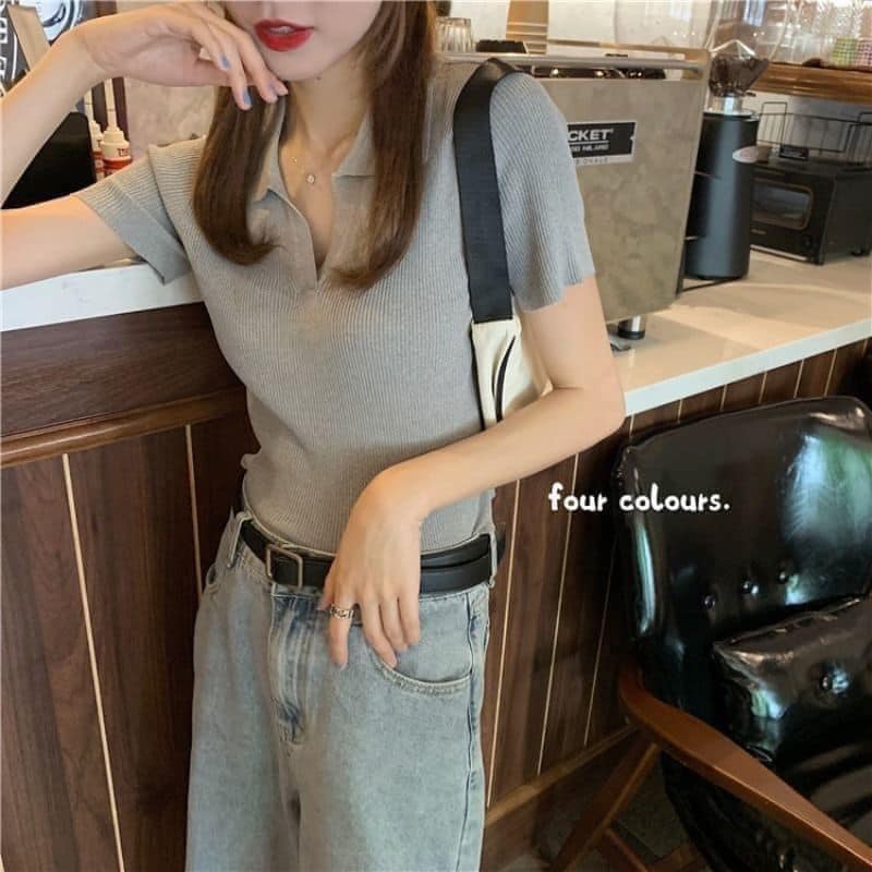 Áo len nữ cổ đức montoghi hàng Quảng Châu cao cấp