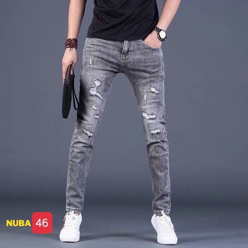 Quần jean nam đẹp giá rẻ giống hình giống mẫu,quần bò NUBA 46 | BigBuy360 - bigbuy360.vn