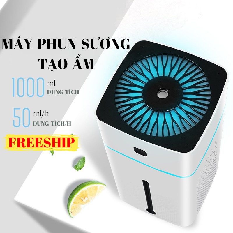 Máy Phun Sương, Máy Xông Tinh Dầu Tạo Ẩm Không Khí, Khuếch Tán Tinh Dầu Làm Thơm Phòng PAPAA.HOME