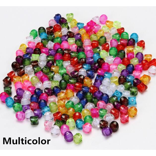 Chuỗi Hạt Nhiều Màu Kích Thước 8 / 10 / 12mm Dùng Làm Đồ Trang Sức Thủ Công