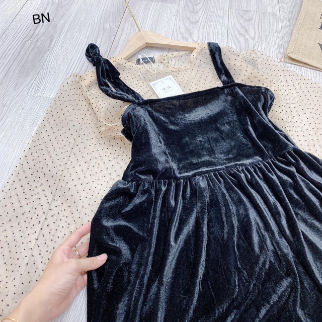 Đầm baby doll ❤️FREESHIP❤️ Đầm xoè tay bi tiểu thư
