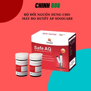 Hộp 50 que thử đường huyết Sinocare Safe AQ CHÍNH HÃNG DATE DÀI