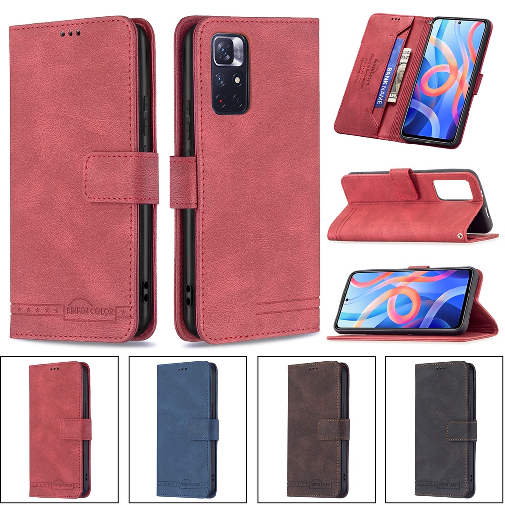 Bao Da Điện Thoại Nắp Lật Chống Sốc Cho Redmi NOTE 11