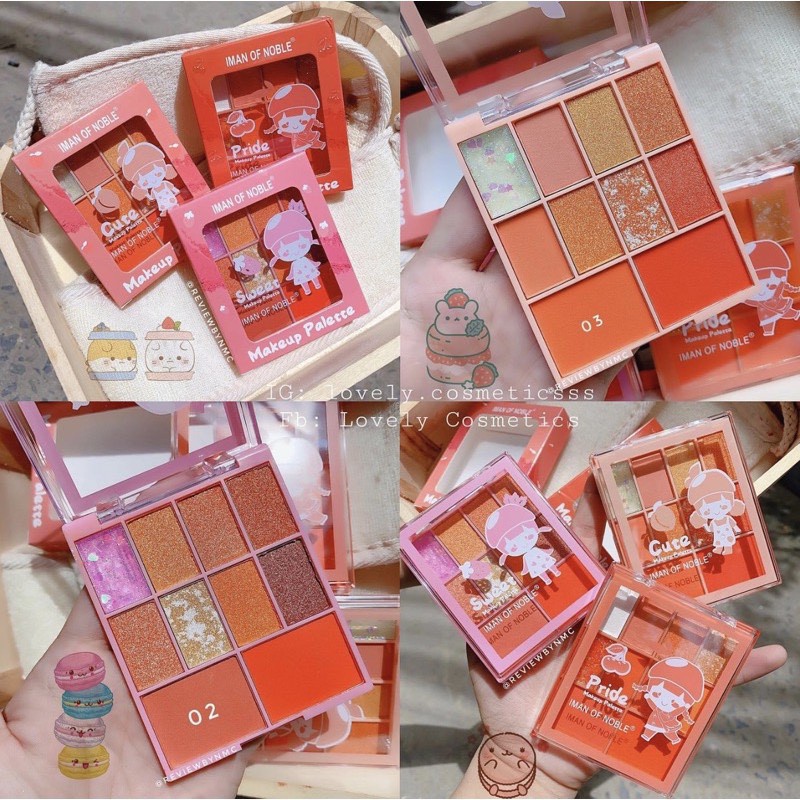 Ảnh thật 🍀Phấn Mắt 10 Ô IMAN OF NOBLE MAKEUP PALETTE 6661 Chính Hãng Nội Địa | BigBuy360 - bigbuy360.vn