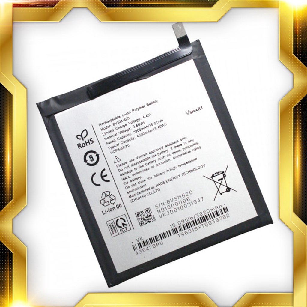 Pin Zin hiệu Webphukien dành cho điện thoại cho Vsmart Live - BVSM-620 dung lượng 4000mAh