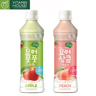 [VITAMIN HOUSE] Nước Lợi Khuẩn Woongjin Hàn Quốc Vị Đào Vị Táo 340ml