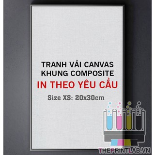Tranh canvas khung composite size xs