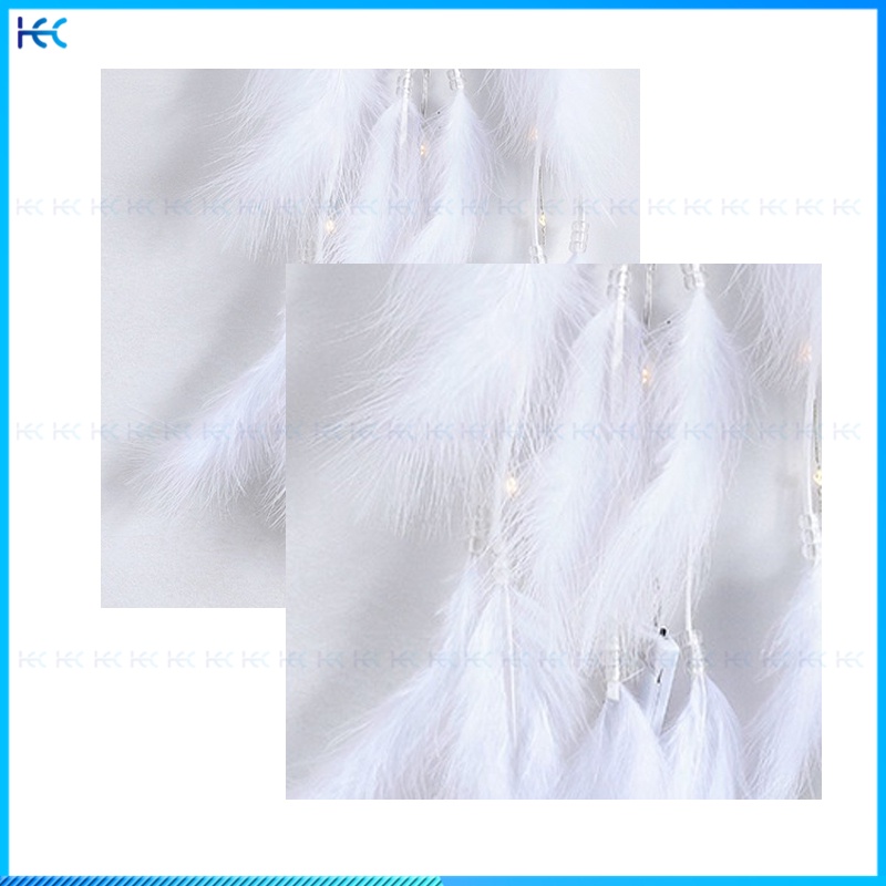 Lưới bắt giấc mơ đính lông vũ treo trang trí đa năng