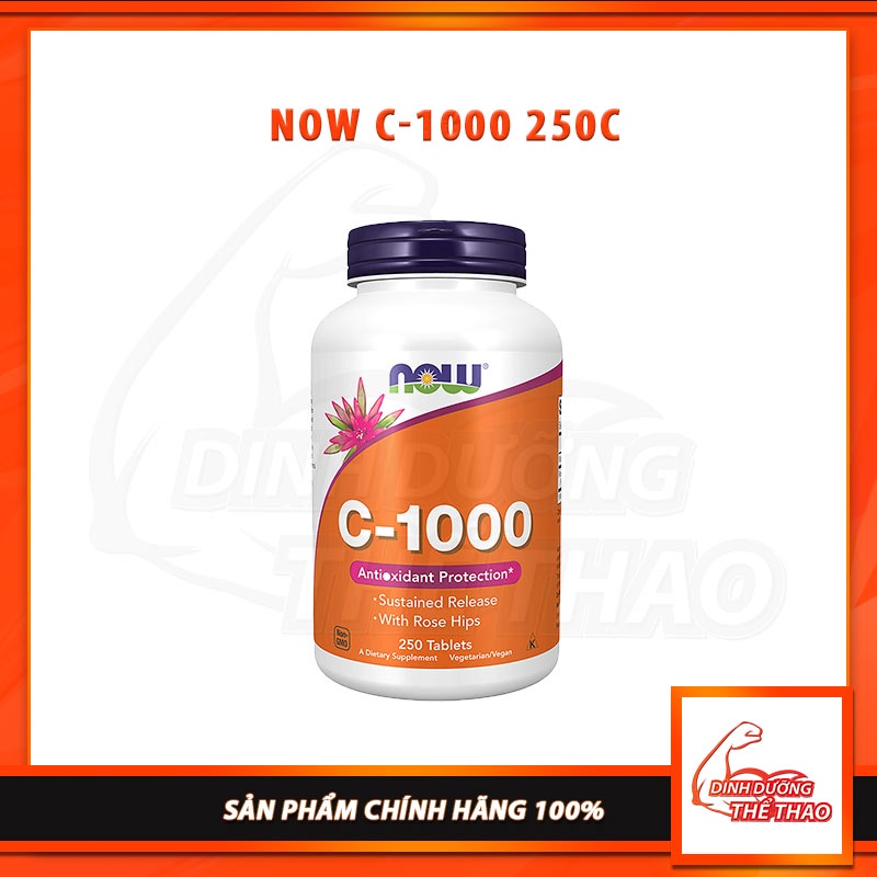 Vitamin C Viên Bổ Sung Vitamin C Tăng Sức Đề Kháng Cơ Thể Now C 1000 250 Viên Từ Mỹ