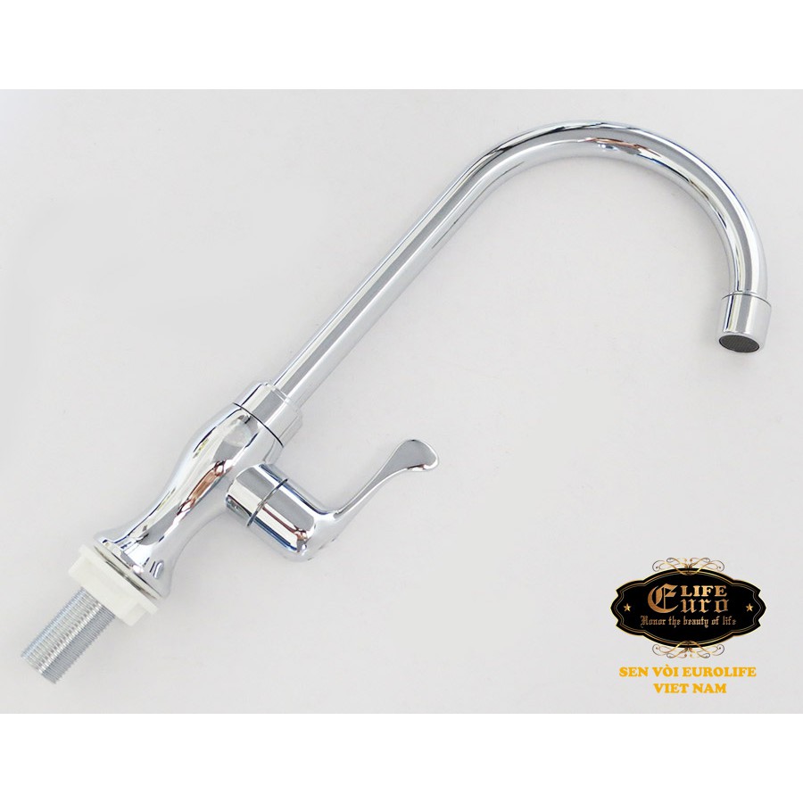 Vòi rửa chén lạnh nhựa ABS mạ Chrome Eurolife EL-VCN01