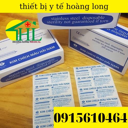 Kim Nặn Mụn Chích Máu Blood Lancets 200 Cái