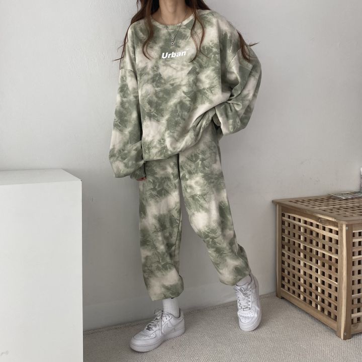 Bộ đồ thể thao cotton dài tay thời trang xuân thu 2023 dành cho nữ