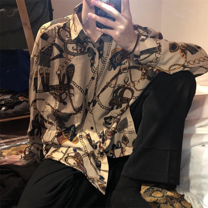 Áo sơ mi unisex họa tiết thời trang phong cách Hàn Quốc flannel form rộng