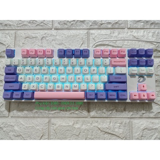 Bàn phím cơ Dareu EK87 Pink
