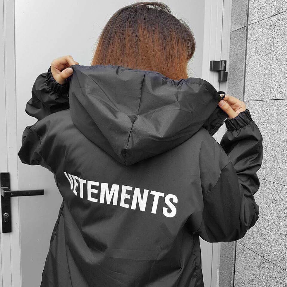 ️ Đồ Đẹp Giá Rẻ ️🥇️ GIẢM GIÁ Áo khoác Dù Vetements - VETEMENTS JACKET UNISEX - SP011DTT022