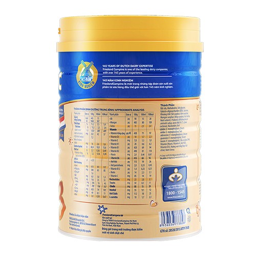 Sữa Friso Gold số 3 - 900g (1-2 tuổi)