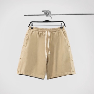 Quần shorts The Bad God Buttons basic kaki
