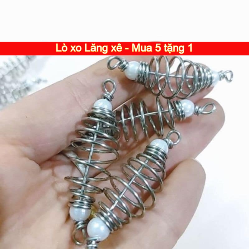 [Mua 5 tặng 1] Lò xo lăng xê làm thủ công chuyên câu lăng xê cá chép,mè, chim......