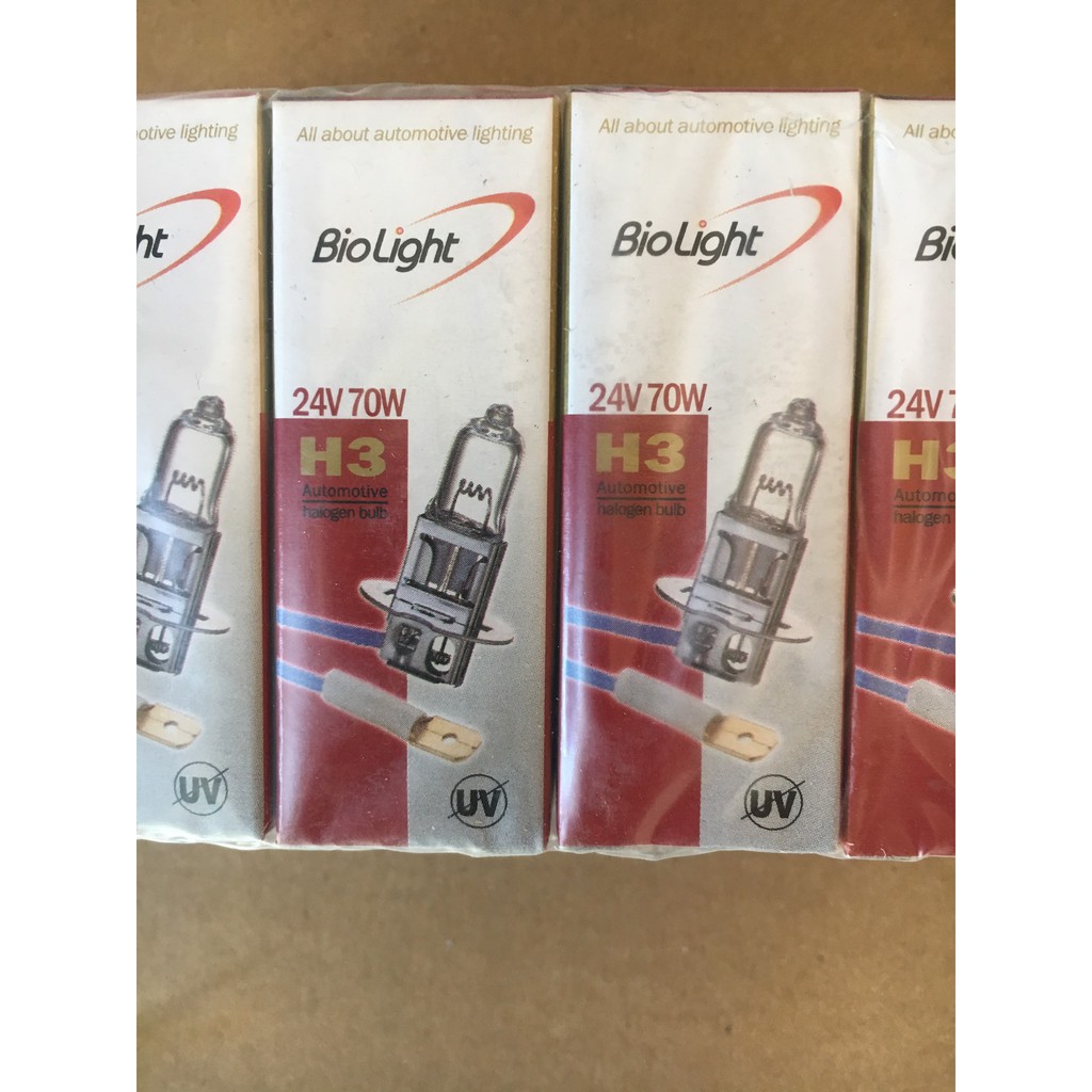 24V 70W H3 Bóng đèn xe hơi Biolight Hàn Quốc