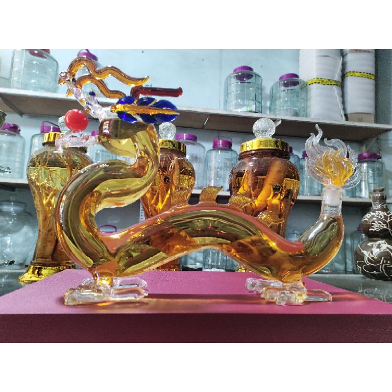 Vỏ Chai rượu Rồng - 1000ml