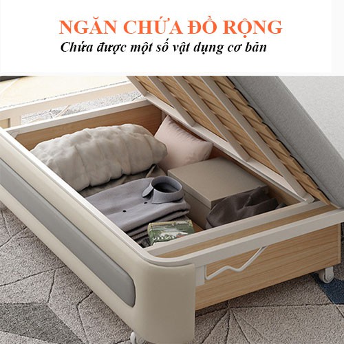 Giường Sofa Đa Năng Gấp Gọn Thông Minh Phù Hợp Với Mọi Không Gian, Đệm Bọt Biển, Khung Thép Tĩnh Điện | BigBuy360 - bigbuy360.vn