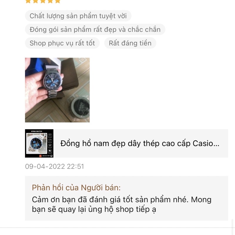 Đồng hồ nam đẹp dây thép cao cấp Casio MTP 1374D-2AV chống nước 5ATM Size 42mm Bảo hành 1 năm Hyma watch