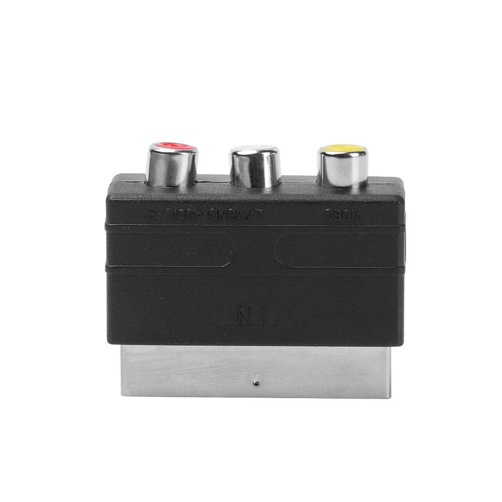 MYRONGVN Đầu Nối Chuyển Đổi Âm Thanh Từ Male Sang 3RCA Female Cho PS4 WII DVD VCR