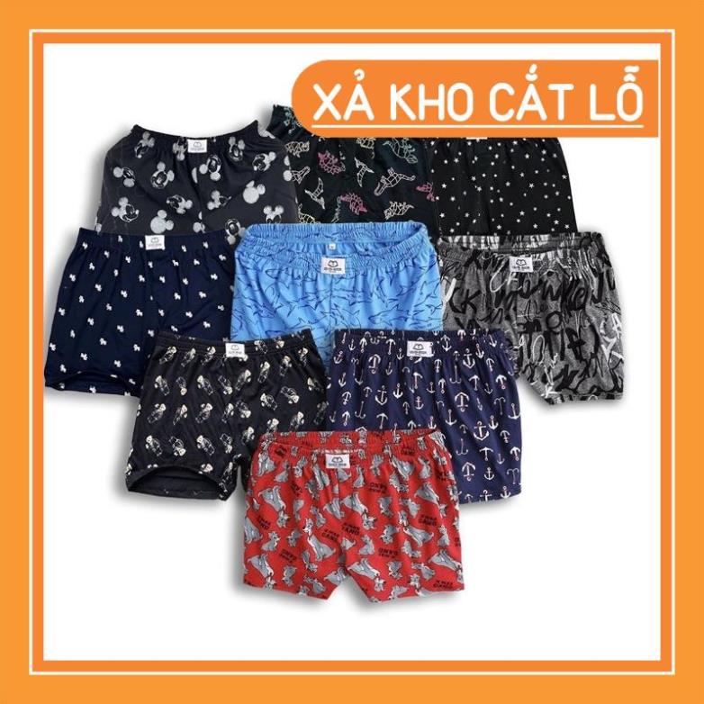 Quần đùi nam thun cotton mặc ngủ thoải mái SEVEN BOXER (BIG SIZE)