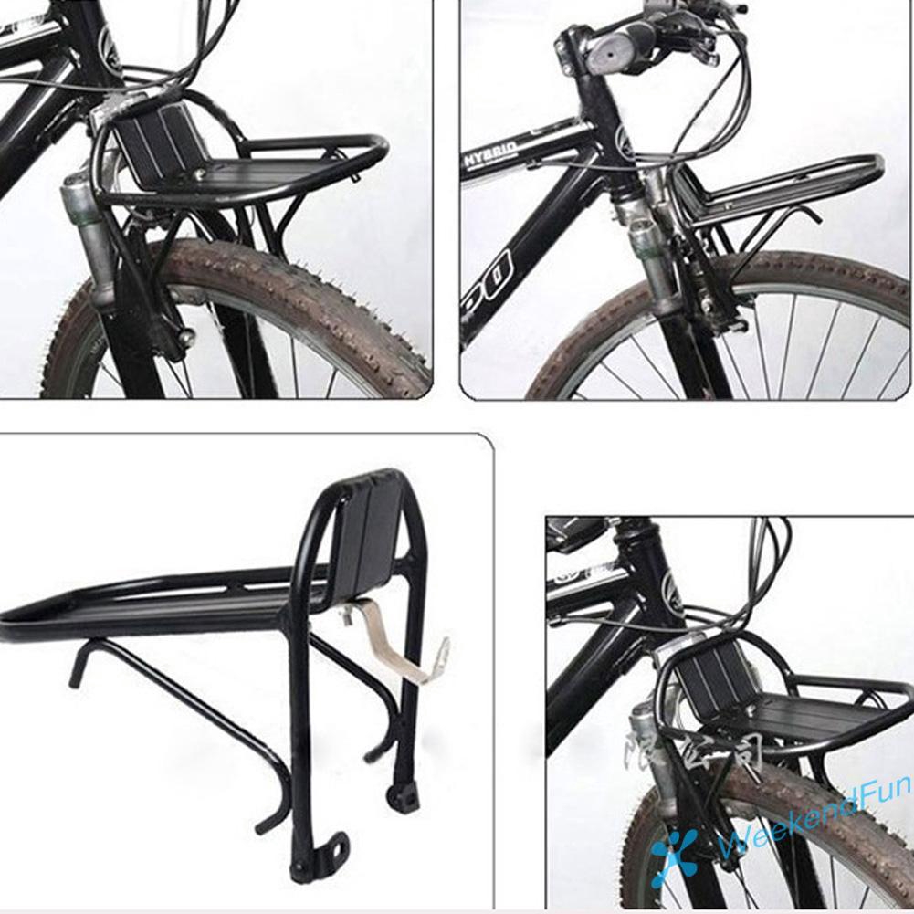 Khung giá đỡ bằng hợp kim nhôm giữ hành lý gắn phía trước xe đạp