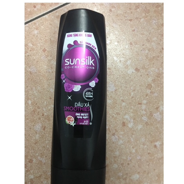 sỉ combo 10 chai dầu xả sunsilk SMOOTHIES hương bưởi và bồ kết 142ml