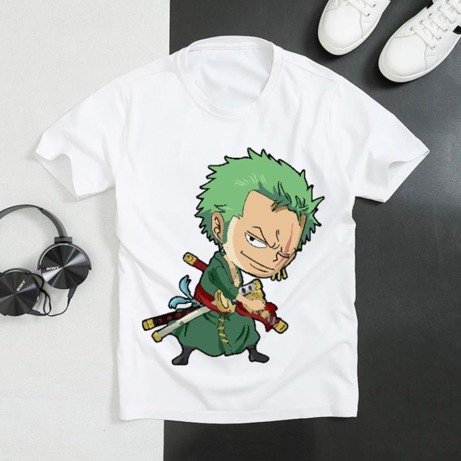 ÁO THUN HOẠT HÌNH ONEPIECE NHÂN VẬT ZORO CỰC NGẦU 01