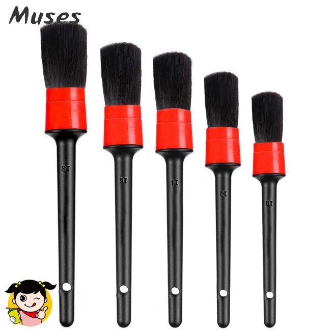 Bộ 6 Bàn Chải Đầu Mềm Chuyên Dụng Làm Sạch Xe Hơi