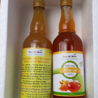 COMBO 1 CHAI KHAI THÔNG TÂM MẠCH VÀ MỘT CHAI MẬT ONG