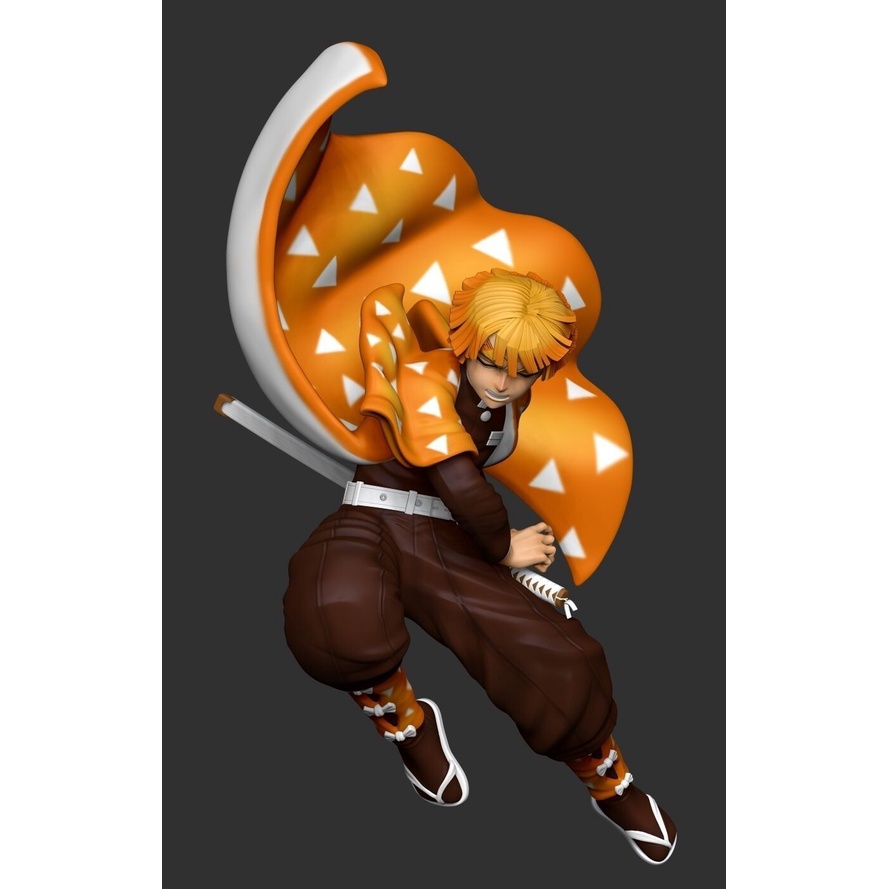 File in 3D Zenitsu from Kimetsu no Yaiba