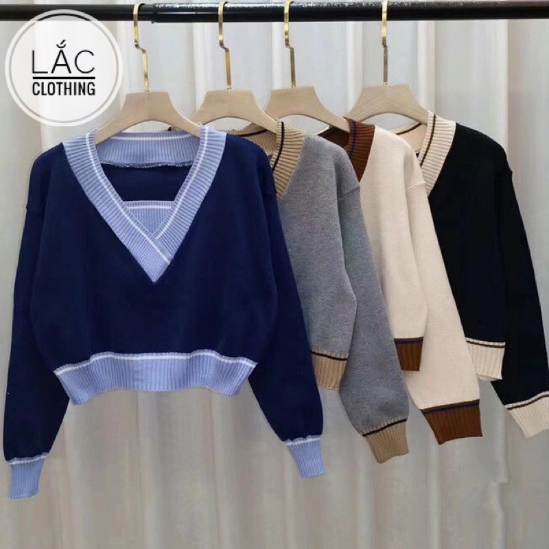 Áo Croptop Len Ulzzang Thời Trang Nữ 2021 M1,2,3