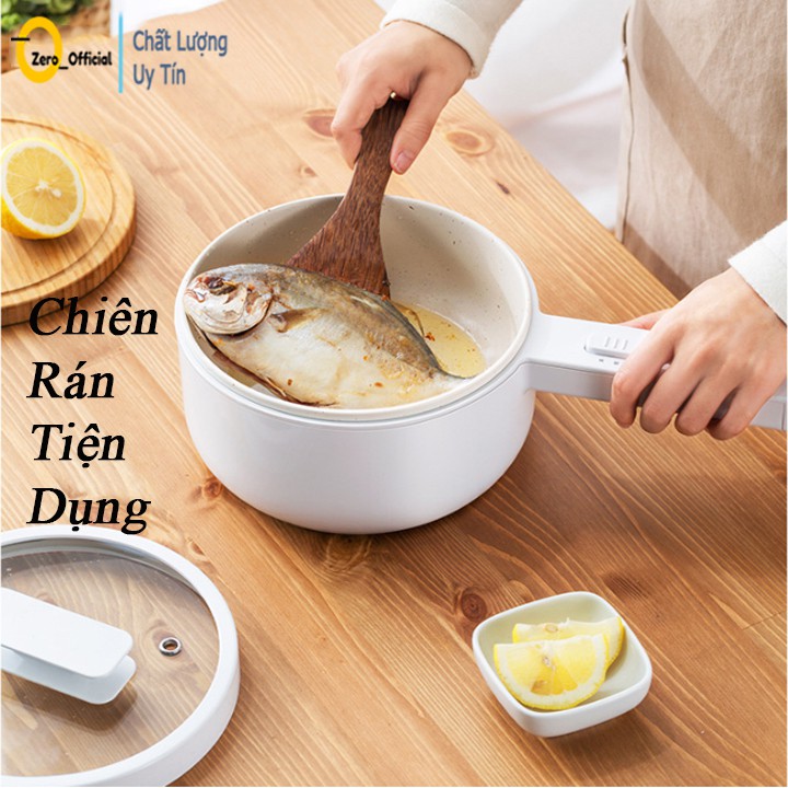 Chảo điện đa năng OLAYKS, chảo điện mini cao cấp tặng kèm chân chuyển đổi 2 chân - bảo hành 1 năm.