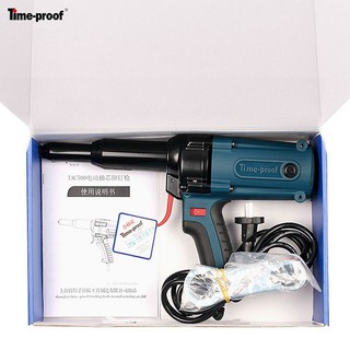Máy rút đinh rive inox và nhôm dùng điện 220V Time Proof TAC-500 đinh 2.4 - 4.8mm - Súng bắn đinh tán rút dùng điện