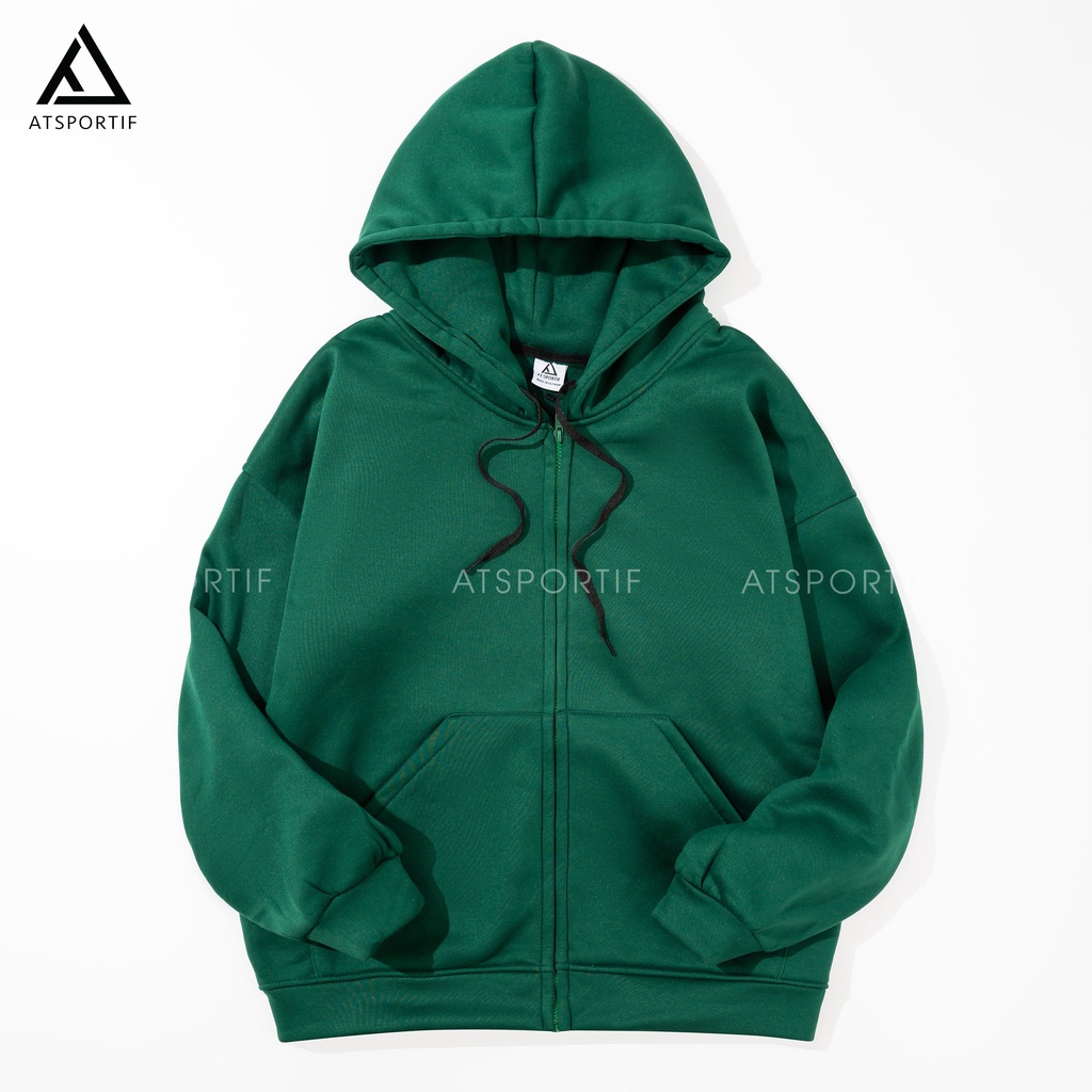 Áo Khoác Hoodie Zip nỉ bông tay dài unisex dáng rộng,năng động ,trẻ trung,thời trang, cá tính,full size,6 màu