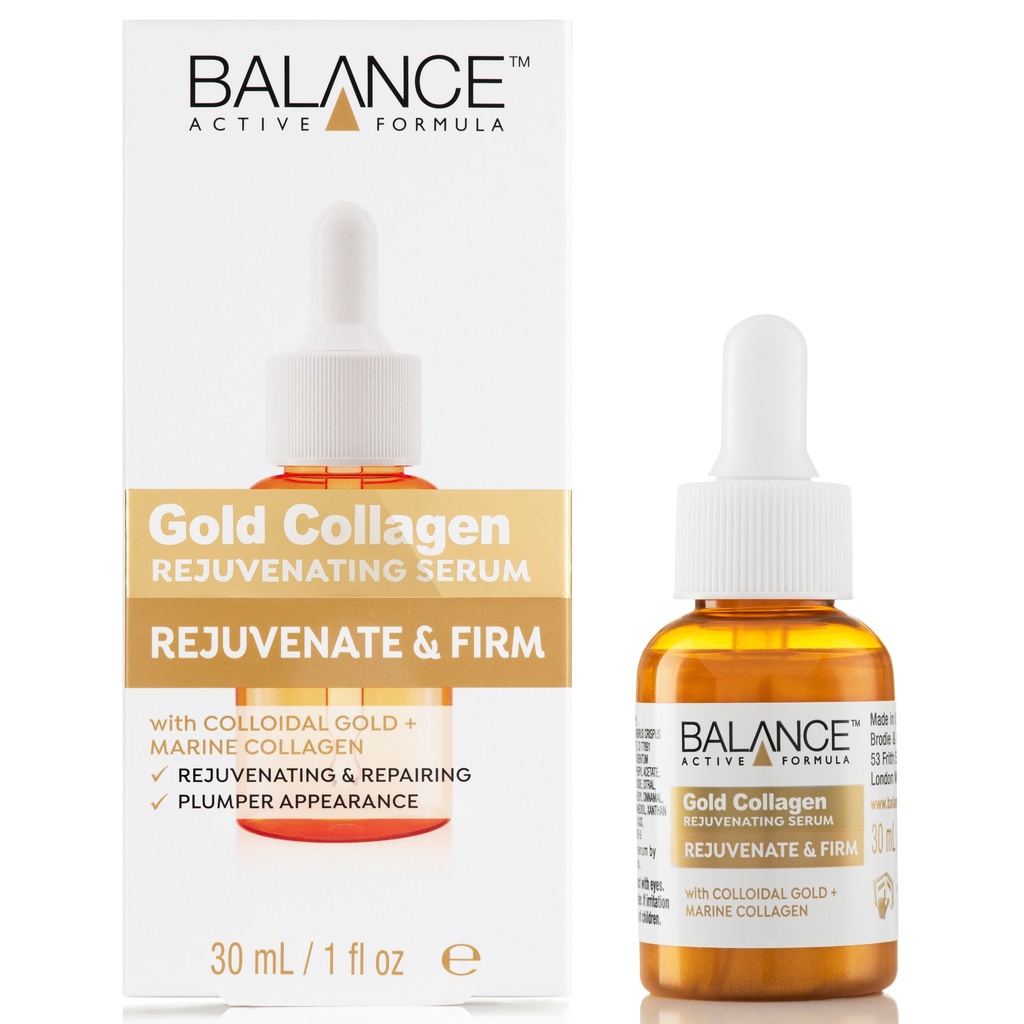 [CHÍNH HÃNG] Tinh chất Dưỡng Balance Vitamin C / Hyaluronic / Niacinamide / Gold Collagen - 30ml