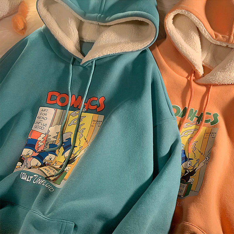 Áo hoodie dài tay thời trang trẻ trung dành cho cặp đôi