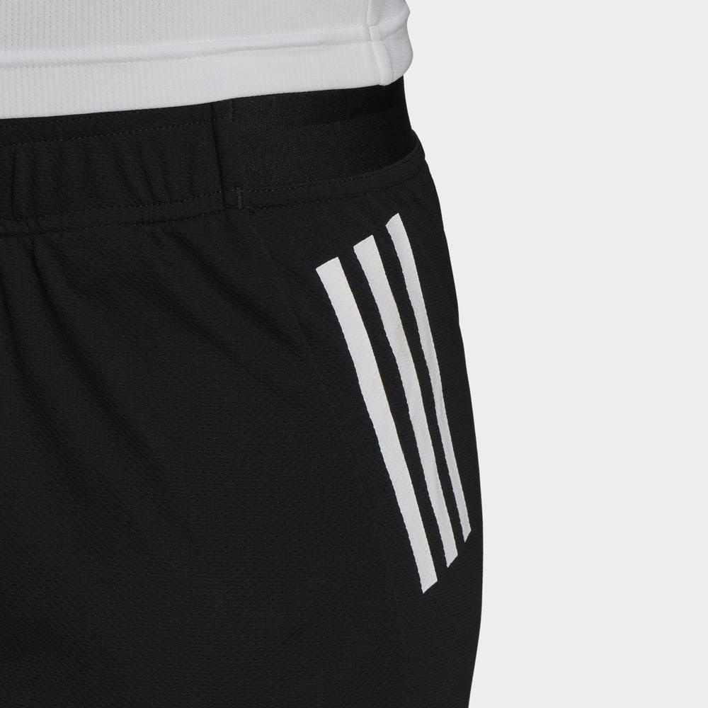 Quần Ngắn adidas TRAINING Nữ Quần Short Thể Thao 3 Sọc Dệt Kim Designed To Move Màu đen H45575