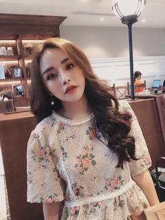ÁO HOA VOAN ĐẸP SIÊU CẤP