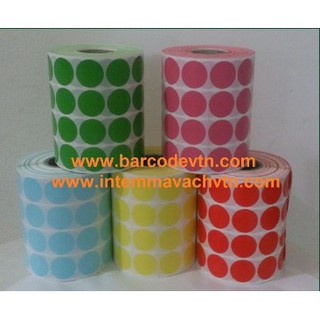 Sticker tròn đường kính 20mm (2cm)