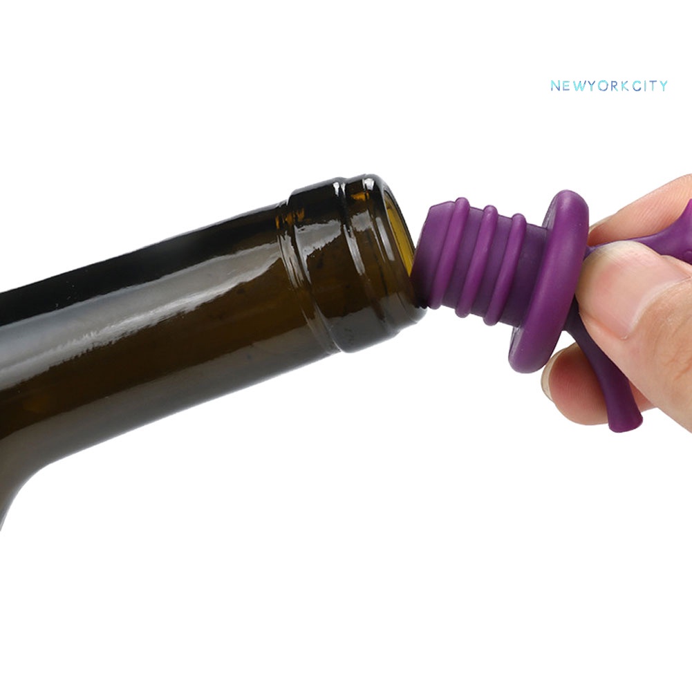 Nắp Đậy Chai Rượu Vang Bằng Silicone Hình Chú Chim Nhỏ Dễ Thương Tiện Dụng