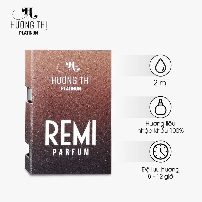 Mẫu Thử Nước Hoa Nam Remi Hương Thị Phong Cách Cá Tính Cho Phái Mạnh  2 ml