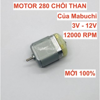 Motor 280 3V - 12V của Mabuchi mới 100% chất lượng cao có chổi than 2995 - 12040 RPM - LK0350