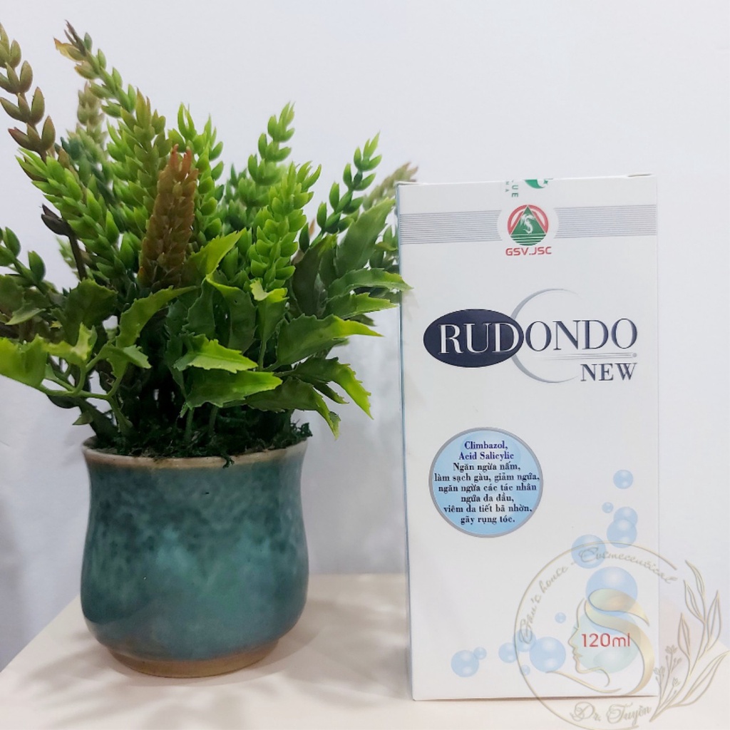Dầu gội  RUDONDO NEW ngăn ngừa gàu, ngứa da đầu, hỗ trợ viêm da dầu, nấm da đầu và toàn thân 120ml