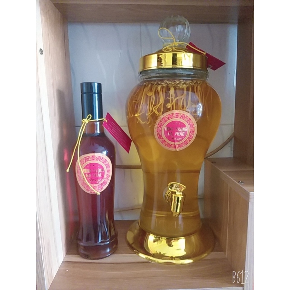 Rượu Đông Trùng Hạ Thảo chai thuỷ tinh 500ml tránh những bệnh về tim hoặc thận